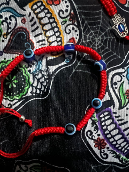 Multiple eye ojo bracelet